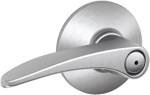 [BRSWIY37PMCWY2TE] Schlage F40MNH626 Manhattan Privacy Lever, Satin Chrome