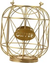 Coffee Storage Basket Iron Capsule Holder Desktop Organizer for Cups Capsules Hollow Rack Decorative Storage