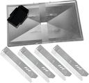 Replacement Grease Tray and 4-Pack 15 inch Heat Plates for Dyna Glo DGF493BNP, DGB494SPB & Others, Backyard Grill Replacement Parts 4 Burner, Uniflame GBC1349WRS, & Many More