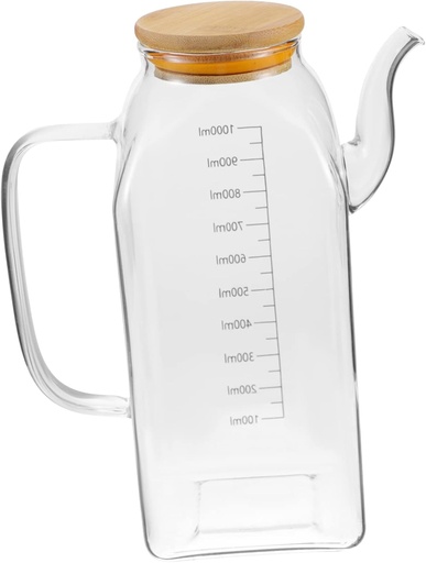 [BRSRAGI5PMNQG2TH] Cabilock Kitchen Oil Dispenser Bottle Glass Oil and Vinegar Container with Precision Spout Seasoning Holder for Cooking and Food Preparation