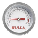 Accurate BBQ Grill Thermometer Gauge Replacement Parts for Most Bull Grills, Small Temperature Gauge with Fahrenheit and Heat Indicator for Bull Outdoor Grill Accessories