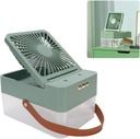 Zunate Portable Air Conditioner, Desk Cooling Fan with 2.5L Water Tank, Evaporative Air Cooler, Battery Operated Small Humidifier Fan for Home Office Car (Green)