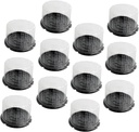 1set Black Round Plastic Cake Boxes Dome Lid Mousse Packing Containers for Cakes Muffins and Biscuits for Bakeries Tea Rooms and Home Use