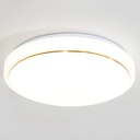 CHENKUI Three-Color Dimming LED Ceiling Lamp Fixture Modern Flush Mount Ceiling Light 12W Household Energy-Saving Ceiling Lighting Circle Lighting Used in Bedroom, Porch, Study
