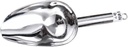 Stainless Steel Ice Scoop Multi Functional Kitchen Tool for Ice Cubes Flour and Grains Heavy Duty Shovel with Smooth Surface for Easy Cleaning and Storage