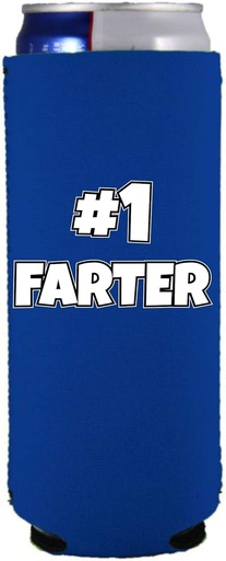 [BRSWYZL4BACAMCD3] #1 Farter Slim Can Coolie (Royal Blue, 1)
