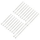 PATIKIL Door Handle Screws M4x110, 20 Set Cabinet Handle Break Away Screws for Drawer Pull with M4x25 Sleeve Slub Bolt for Door Lever Knob