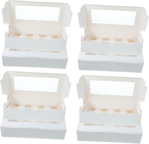 [BRSREZYZCAFAKD3U] Zerodeko 10pcs Bulk Cake Boxes Small Boxes for Treats Cupcake Storage Containers