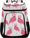 Pink Flamingo Cooler Backpack 36 Cans Insulated Backpack Cooler Leak Proof Cooler Bag Lightweight Backpack for Lunch Camping Picnic Beach