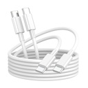 USB C to USB C Charging Cable for Apple iPhone 17/16/15 Charger Fast 6ft Long USBC to USB-C Power Cord for iPhone 17/16 Pro/Pro Max/Air, MacBook Air 13 inch/IPad Pro/Air/10th/4/5 Type C 2Pack 6 ft 60W