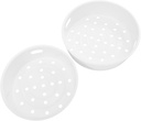2Pcs Food Steamer Handle Multi-Function Household Steamer Dish Plastic for Cooking Rice and Vegetables Suitable for Home and Restaurant Use