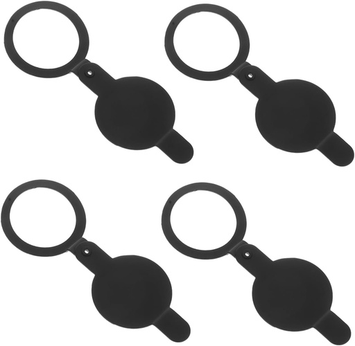 [BRSREFINCEPAMYAU] HOMSFOU 4Pcs Copper Door Peephole Covers Privacy Viewer Protection for Home Apartment Office and Hotel Easy Installation with View and Versatile Design