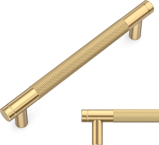 [BRSRAGA2C4CWM3Q6] Amerdeco 10 Pack Champagne Bronze Cabinet Pulls 6.3 Inch(160mm) Hole Center Drawer Pulls Cabinet Hardware Kitchen Cabinet Handles for Bathroom ZH031