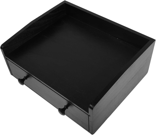 [BRSREZYHPJYGCHY2] Garneck Wooden Tea Organizer with Spacious Design for Coffee and Tea Bags Efficient Storage Case for Home Kitchen and Office Use