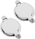 Metal Door Peephole Cover Privacy Protector Plate Easy Installation for Front Door