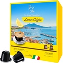 Italian Lemon Coffee "Perle di Sole" in Capsules in Elegant Bipack Box - Made in Italy Coffee Pods - Nespresso Compatible Pods - Coffee Capsules Nespresso Compatible Christmas Gift