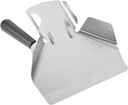 Unomor Stainless Steel French Fries Shovel Leakproof Food Shovel for Supermarket Store and Home Use