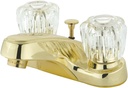Kingston Brass GKB162B 4" Lavatory Faucet with Brass Pop-Up, Polished Brass