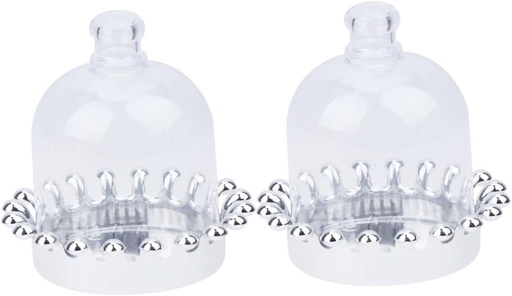 [BRSRAGLROUPRAG35] KICHOUSE 12pcs Cakes Dome Cover Cake Carrier for Storage Portable Cupcake Stand Plate Wedding Party Server