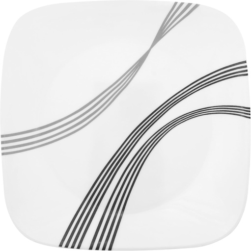 [BRSWIYAZAIMBMD3Y] Corelle Square Urban Arc 8-3/4-Inch Square Round Luncheon Plate