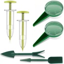 6Pcs Mini Seed Dispenser Set, 2024 New Sowing Dispenser, Small Seed Planter Tool for Garden Flowers and Vegetables - Lightweight Sower, Spreader with Manual Seedlings Dibber & Widger