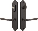 Bellagio - Solid Brass Active Trim Only Lever Set for Multipoint Lock - Oil Rubbed Bronze
