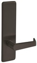Yale AU 428F X 695 X RHR Exit Device, Lever Handle Outside Trim, Passage, Lever Always Active, RHR, 695 Dark Bronze Finish