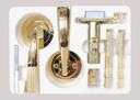 CONSTRUCTOR" "Harmony Privacy Lever Door Lockset PVD Gold Universal Side Premium Quality SKU: CON-HAR03