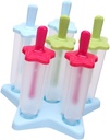 Creative Ice Cream Molds Set Reusable Popsicle Maker Lid DIY Ice Lolly Mold for Homemade Treats Silicone Easy Release for Boys and Girls and Family