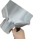 Stainless Steel French Fry Popcorn Scoop, Multipurpose Utility Scooper for Quick Filling Bags & Boxes, Perfect for Fries, Snacks, Desserts, Stable and Easy to Clean（Right Handle）