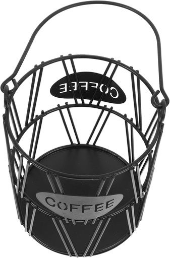 [BRSREZYCA4BQKFLF] Luxshiny 1pc Coffee Holder Capsules Display Holder Tea Bag Storage Basket Iron Storage Organizer