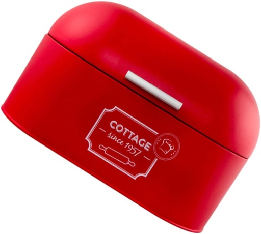 [BRSREGIBOYNBAF32] VICASKY European Extra Large Metal Bread Box with Multifunctional Storage for Kitchen Counter Food Container for Bread Cupcakes Cookies and Snacks Red Household Organizer
