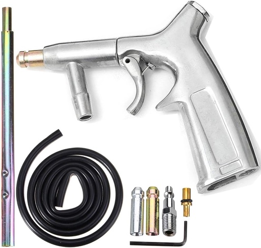[BRSWG2T4CQAQICAU] Sand Blaster Gun Kit,Sandblaster Gun for Sandblasting Cabinet Machine Abrasive Blaster with Ceramic Nozzle,Siphon Feed