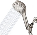 Waterpik ShowerClean Pro Hand Held Shower Head High Pressure Rinser With Built-in Power Jet -Wash, Shower -Cleaner In Brushed Nickel, QCM-769ME