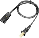 HASMX 6ft Power Cord for Vitantonio Pizzelle Chef 300 Electric Cord 2 Pin 1/2 Inch Spacing Also Fits Many Rice Cookers and Other Small Appliances
