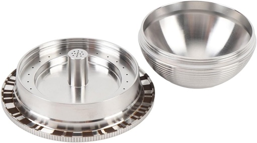 [BRSREZD2AQPQMC3U] Reusable Coffee Pods Adapter Stainless Steel Refillable Capsule Holder for Coffee Machine - Sustainable Choice for Ecoconscious Users