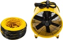 Utility Blower Fan, 16" 1100W 2160 & 3178 CFM High Velocity Ventilator, Portable Ventilation Fan w/ 32.8 ft/10 m Duct Hose, Fume Extractor for Exhausting & Ventilating at Home and Job Site