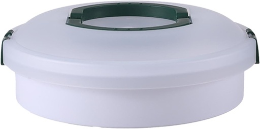 [BRSRA2QQAEBBADL6] Generic Cupcake Container Pie Cake Carrier with Lid for Cookies Fruits Kitchen, 32cmx11cm, white