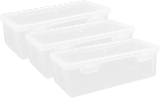 [BRSRABATOACBAHY7] 3pcs Bread Storage Box Food-grade Container for Bread Cake and Fruits for Kitchen Organization and Refrigerator Storage