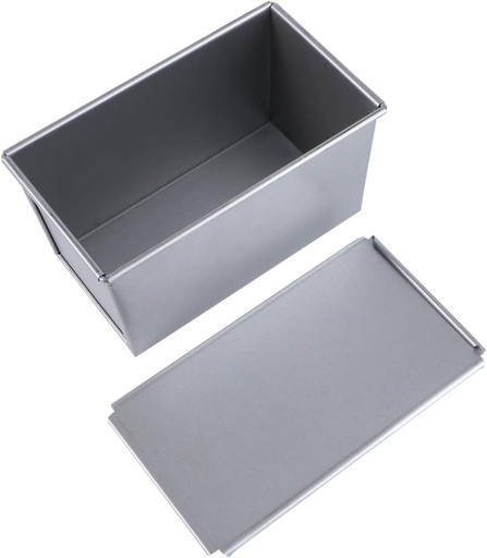 [BRSROCQBBUHGYDTF] Zerodeko Bread Mold Rectangular Toast Box Lids Household Baking Plate Safe Practical for Baking