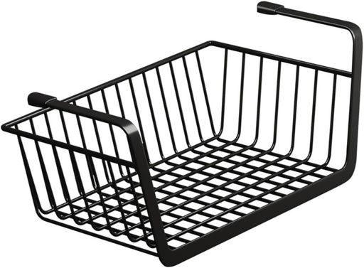 [BRSRACYCAAOR63L2] Kitchen Storage Rack under Cabinet Hanging Basket Sturdy Carbon Steel Organizer