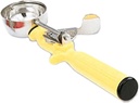 Vollrath 1-5/8 oz Stainless Steel Disher - Size 20,Yellow