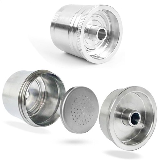 [BRSROHYRAUHB6HI6] XBERSTAR Stainless Coffee Pods Reusable Capsules Cup for illy/Nespresso Coffee Maker Reusable Stainless Steel Coffee Capsule Shells