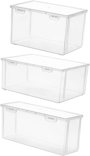 [BRSRAGA2PMHQKFY3] 3pcs Stainless Bread Box Bread Organizer for Pantry Airtight Container Keeper