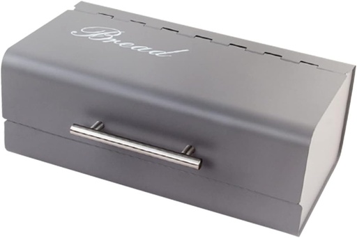 [BRSRE2Y5AQCQAFDX] ABOOFAN Farmhouse Bread Box Storage Bin Lids Storage Bins for Bread Snack Case Multi-functional Box Grey