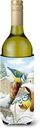 Caroline's Treasures ASA2053LITERK Eurasian Blue Tits Birds in Flower Pot Wine Bottle Hugger Bottle Cooler Sleeve Hugger Machine Washable Collapsible Insulator Beverage Insulated Holder