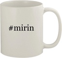 #mirin - 11oz Ceramic White Coffee Mug, White