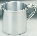 IBILI Alum Cylindrical Cup 8 cm, Aluminium, Metallic, One Size