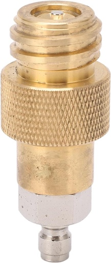 [BRSRACQNA4MAYDTP] Premium Brass Connector Soda Refill Adapter Replacement for Soda Machine, TR21 4 Male Thread