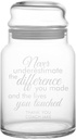 Let's Make Memories Personalized Variety Glass Candy Jars - Difference You Made Design